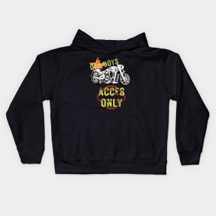 Old Boys Acces Only, Old Boys Gifts Kids Hoodie